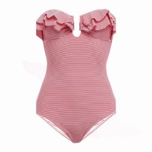 NWOT Melissa Odabash - Red/White One-Piece